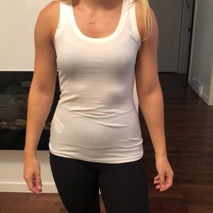 White tank top